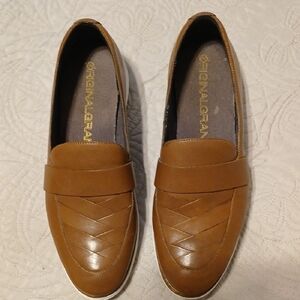 Cole Haan Tan Leather Loafers